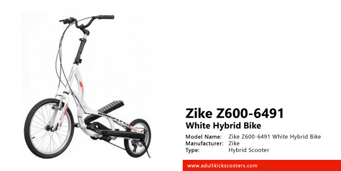 Zike Z600-6491 White Hybrid Bike Review