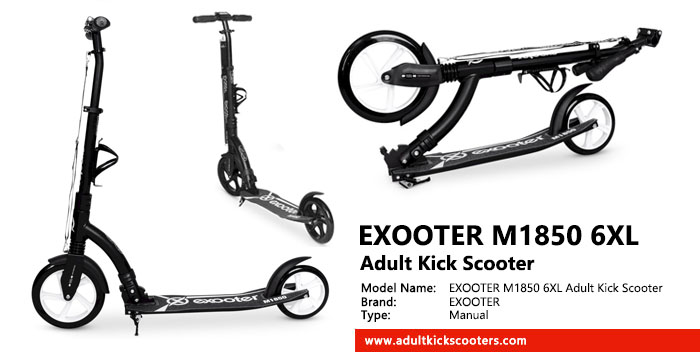EXOOTER M1850 6XL Adult Kick Scooter Review