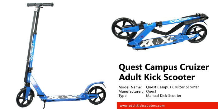 Quest Campus Cruizer Deluxe Aluminum Folding Scooter Review