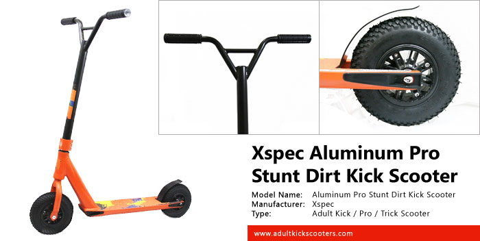Xspec Aluminum Pro Stunt Dirt Kick Scooter Review