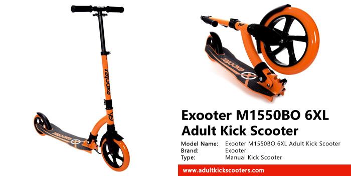 Exooter M1550BO 6XL Adult Kick Scooter Review