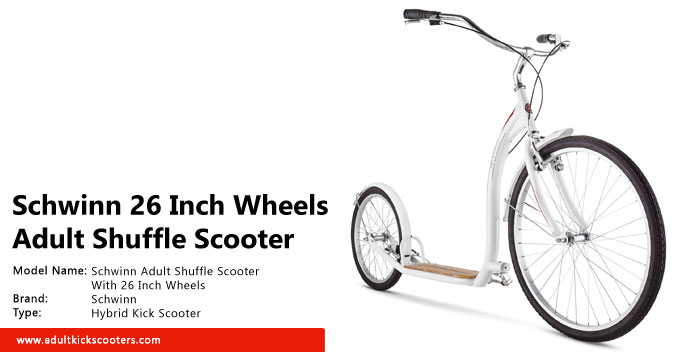 Schwinn Adult Shuffle Scooter With 26 Inch Wheels Review