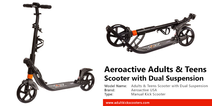 Aeroactive USA Adults And Teens Scooter with Dual Suspension Review